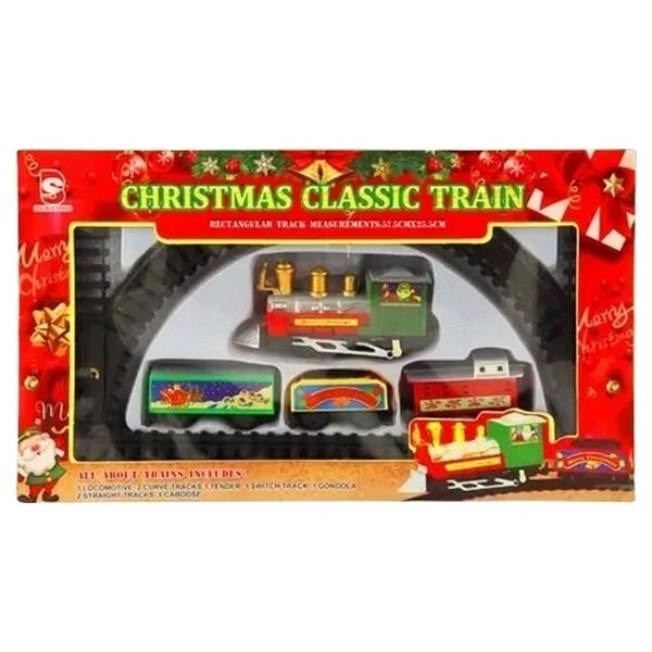 Набір іграшковий Різдвяний Потяг із залізницею 17х29,5х3,5 см - № 1 Набір іграшковий Різдвяний Потяг із залізницею 17х29,5х3,5 см - № 1