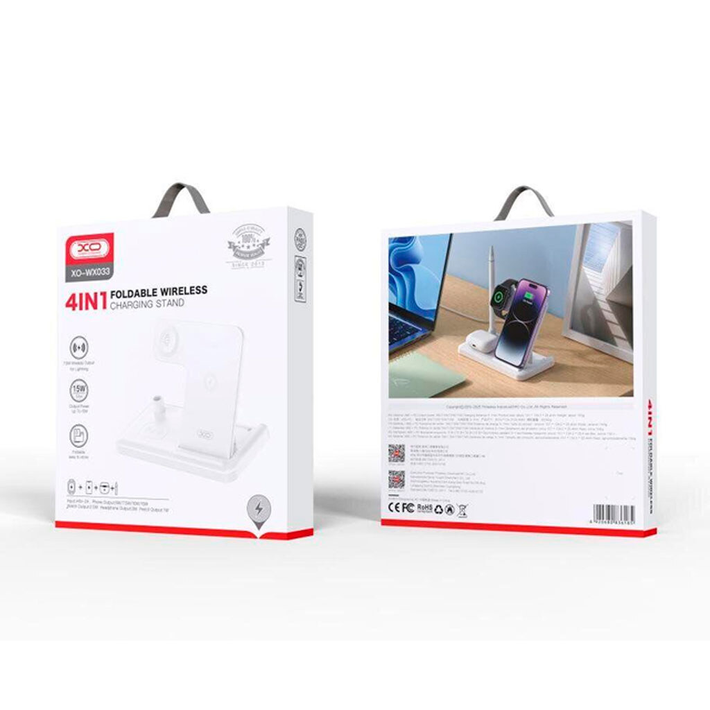 Бездротове ЗУ XO CX033, Білий - № 3 Бездротове ЗУ XO CX033, Білий - № 3