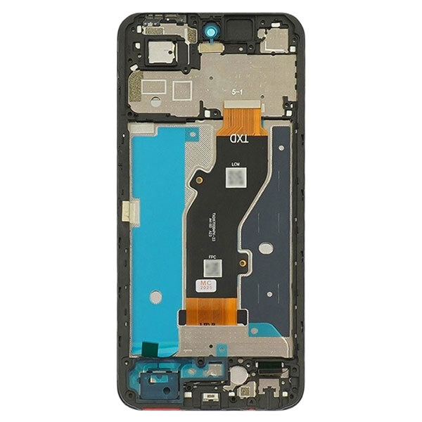 Дисплей (екран) Tecno Spark Go 1, High quality, З сенсорним склом, З рамкою, Чорний - № 2 Дисплей (екран) Tecno Spark Go 1, High quality, З сенсорним склом, З рамкою, Чорний - № 2