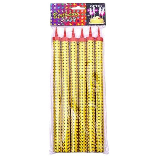 Набор свечей для торта, 10 см, 6 шт., Color-It - № 1 Набор свечей для торта, 10 см, 6 шт., Color-It - № 1