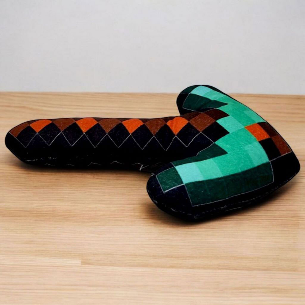 Мягкая игрушка "Майнкрафт, Minecraft, Кирка маленькая", 27 см, Копица - № 2 Мягкая игрушка "Майнкрафт, Minecraft, Кирка маленькая", 27 см, Копица - № 2