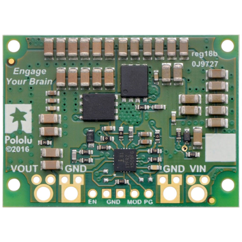 Потужний понижувальний перетворювач 9В 15А Pololu D24V150F9 - № 3 Потужний понижувальний перетворювач 9В 15А Pololu D24V150F9 - № 3