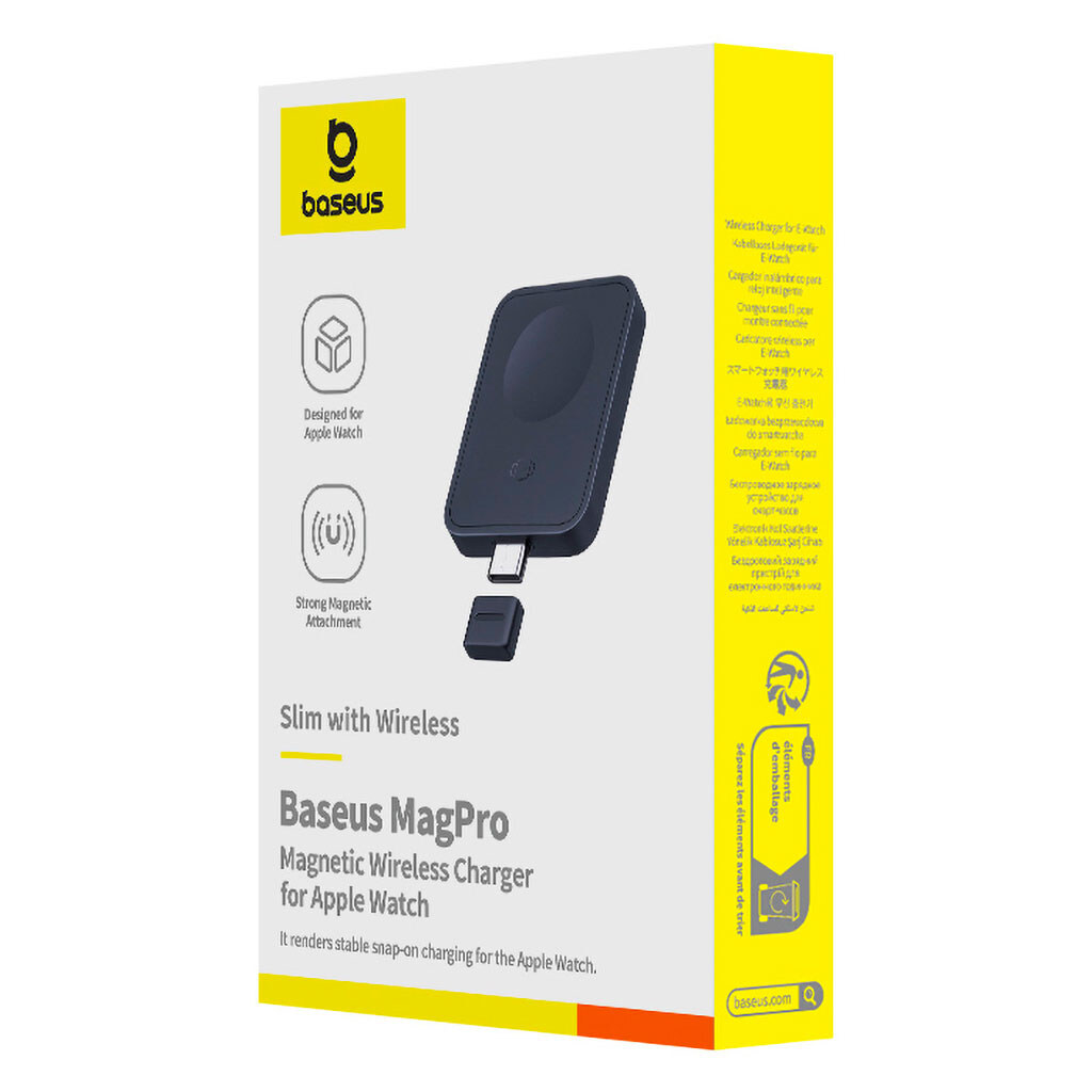 Бездротове ЗУ Baseus P10264106123-00 MagPro, Чорний - № 7 Бездротове ЗУ Baseus P10264106123-00 MagPro, Чорний - № 7