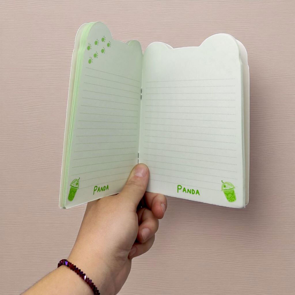 Блокнот с ушками "PANDA" 24 листа 11x16, Апельсин - № 2 Блокнот с ушками "PANDA" 24 листа 11x16, Апельсин - № 2