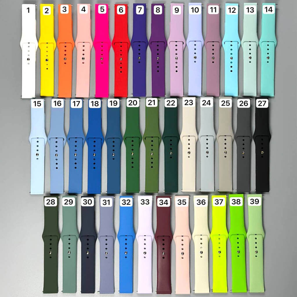 Ремінець універсальний, Silicone, Bright Green, Зелений - № 9 Ремінець універсальний, Silicone, Bright Green, Зелений - № 9