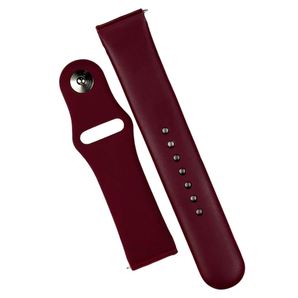 Ремешок универсальный, Silicone, Бордовый - № 1 Ремешок универсальный, Silicone, Бордовый - № 1