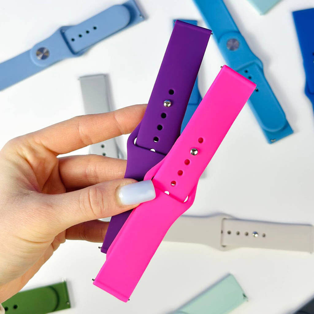 Ремешок универсальный, Silicone, Бордовый - № 6 Ремешок универсальный, Silicone, Бордовый - № 6