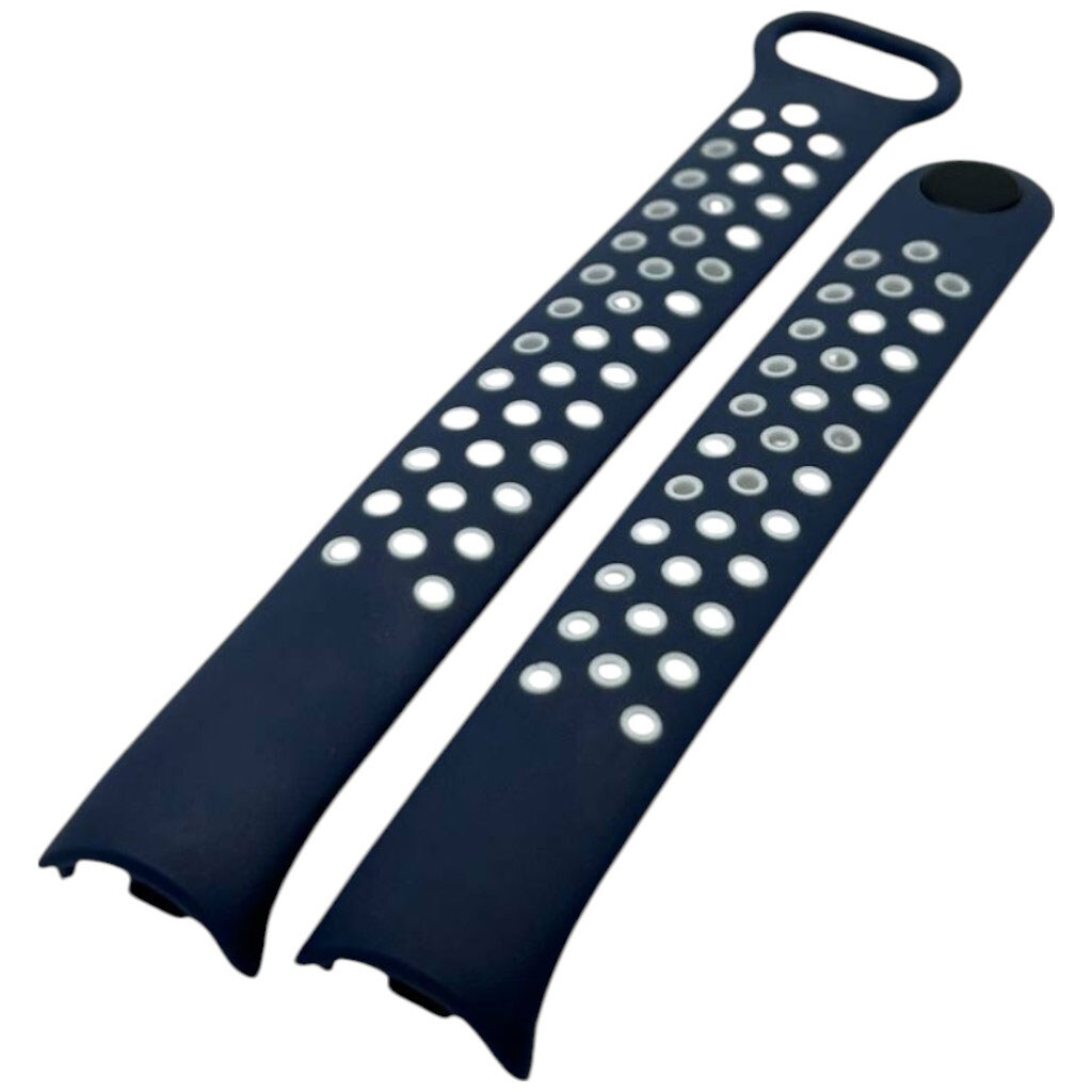 Ремешок Xiaomi Mi Band 8 / Mi Band 9, BeCover Nike, Blue-White, Синий - № 1 Ремешок Xiaomi Mi Band 8 / Mi Band 9, BeCover Nike, Blue-White, Синий - № 1