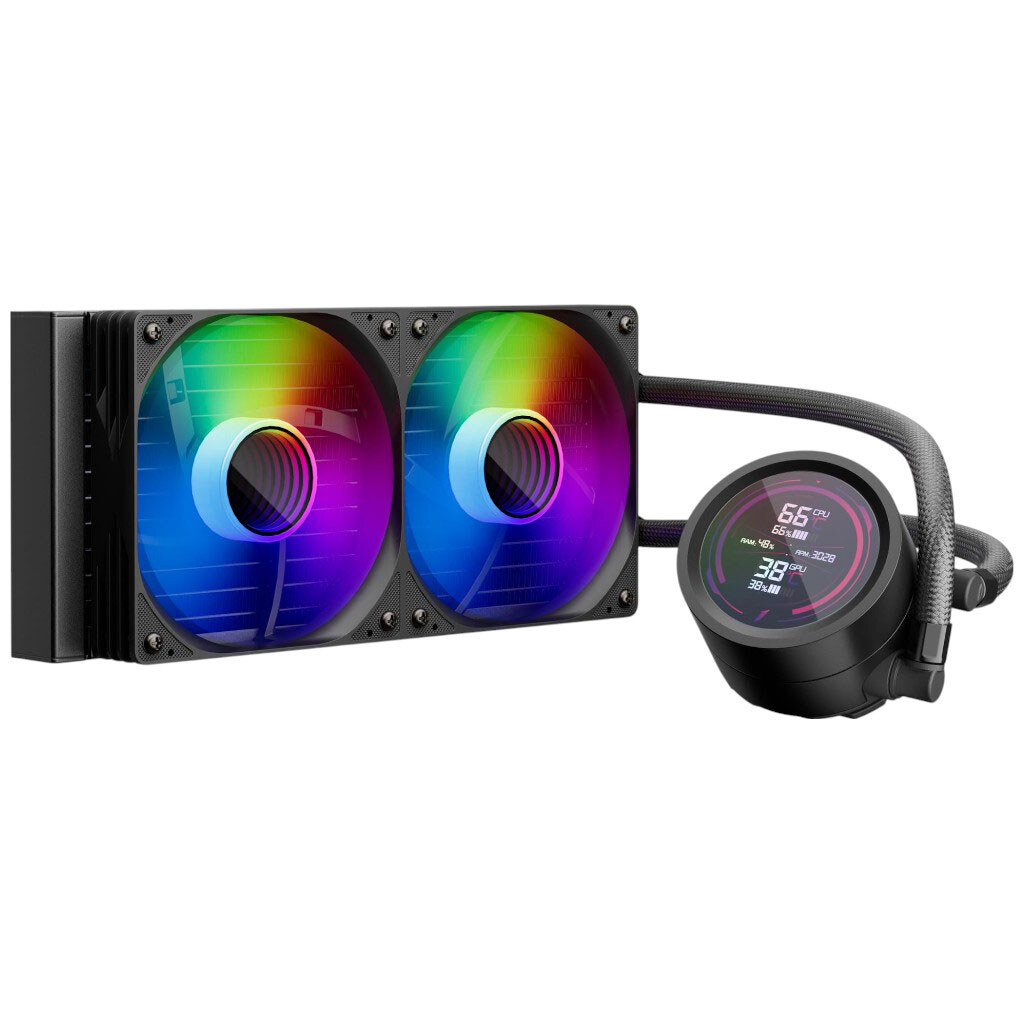 Система водяного охлаждения 1stPlayer TS4-240, Черный - № 1 Система водяного охлаждения 1stPlayer TS4-240, Черный - № 1