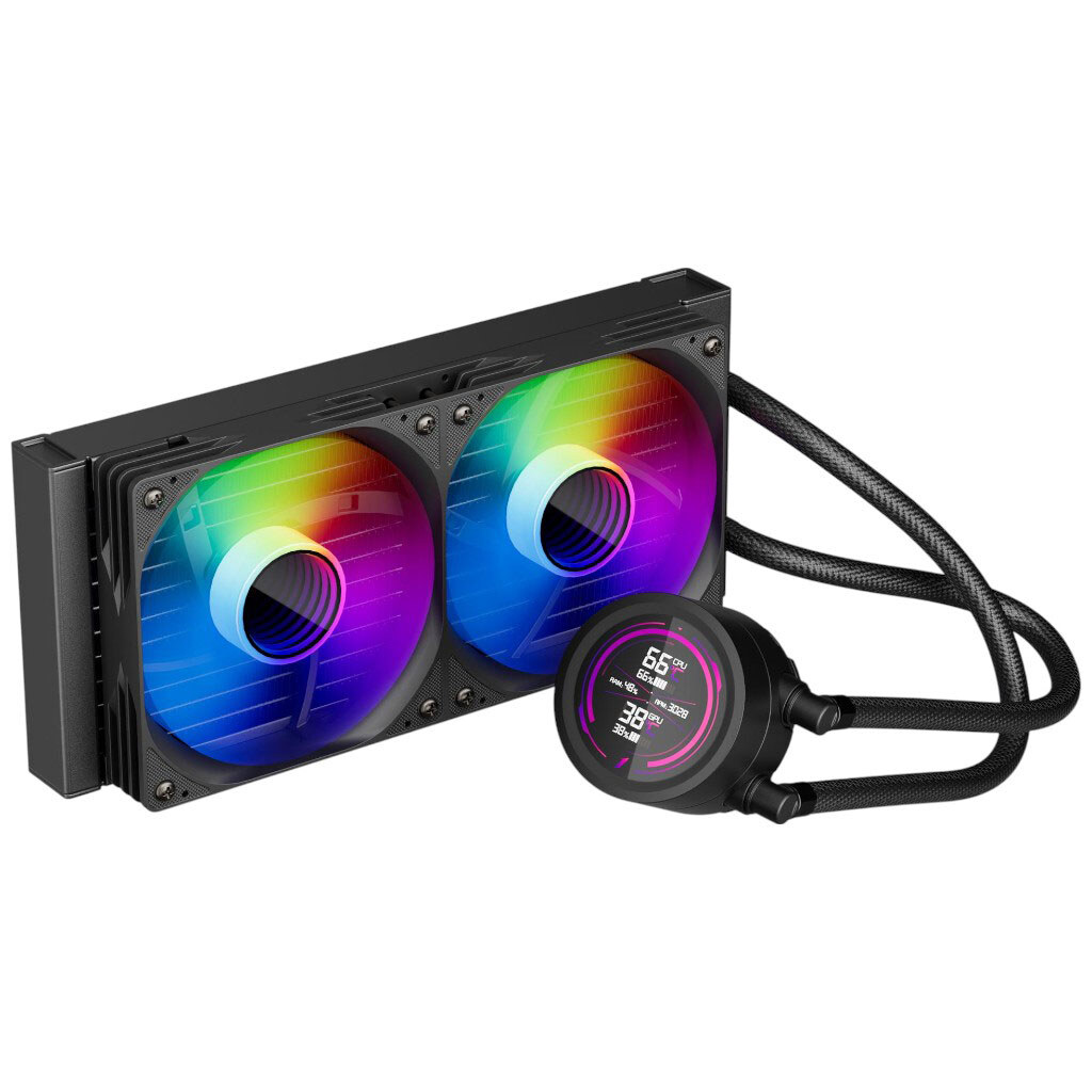 Система водяного охлаждения 1stPlayer TS4-240, Черный - № 2 Система водяного охлаждения 1stPlayer TS4-240, Черный - № 2