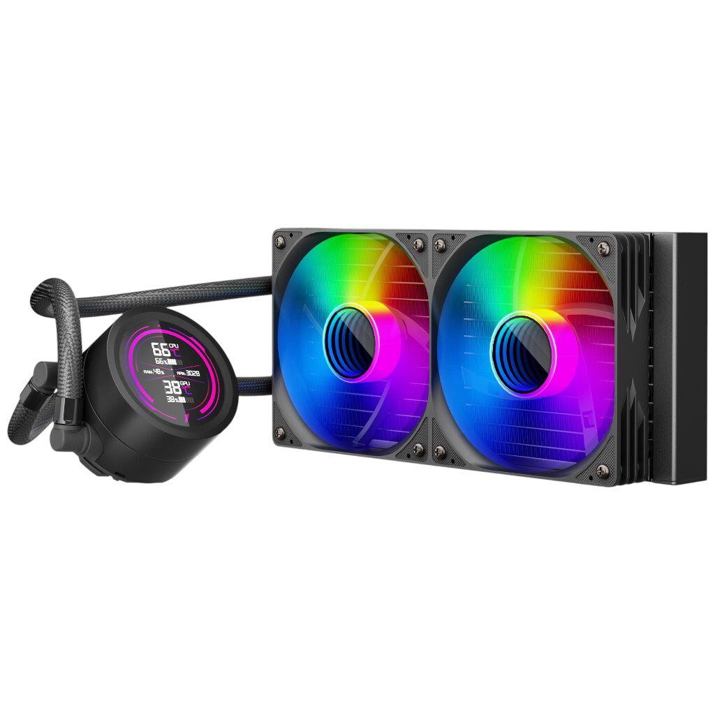 Система водяного охлаждения 1stPlayer TS4-240, Черный - № 3 Система водяного охлаждения 1stPlayer TS4-240, Черный - № 3