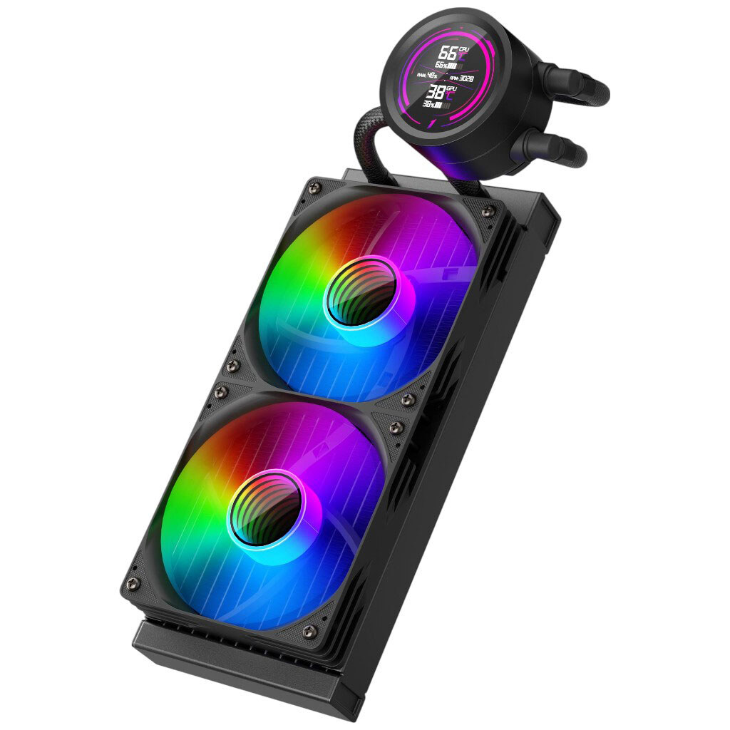 Система водяного охлаждения 1stPlayer TS4-240, Черный - № 4 Система водяного охлаждения 1stPlayer TS4-240, Черный - № 4