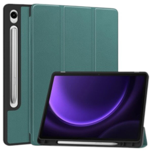 Чехол (книжка) Samsung SM-X510 Galaxy Tab S9 FE / SM-X710 Galaxy Tab S9 / SM-X716 Galaxy Tab S9, BeCover Exclusive, Dark Green, Зеленый - № 2 Чехол (книжка) Samsung SM-X510 Galaxy Tab S9 FE / SM-X710 Galaxy Tab S9 / SM-X716 Galaxy Tab S9, BeCover Exclusive, Dark Green, Зеленый - № 2