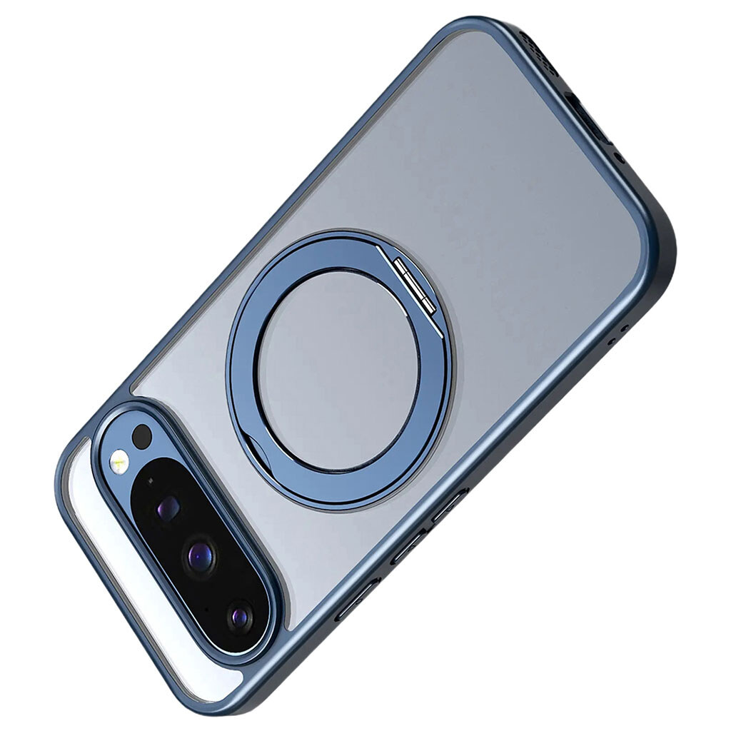 Чехол (накладка) Google Pixel 9 Pro XL, Epik Aura Fold, MagSafe, Синий - № 2 Чехол (накладка) Google Pixel 9 Pro XL, Epik Aura Fold, MagSafe, Синий - № 2