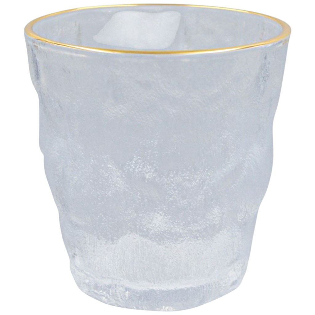 Набір стаканів скляних низьких із золотистою окантовкою, 270 мл х 4 шт - № 2 Набір стаканів скляних низьких із золотистою окантовкою, 270 мл х 4 шт - № 2