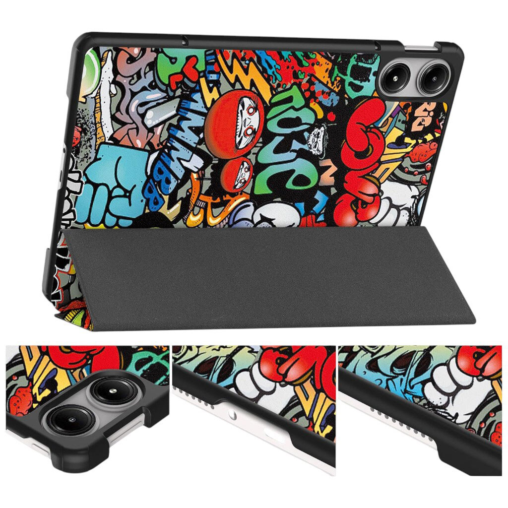 Чехол (книжка) Xiaomi Poco Pad 12.1, BeCover Smart, Graffiti, Рисунок - № 4 Чехол (книжка) Xiaomi Poco Pad 12.1, BeCover Smart, Graffiti, Рисунок - № 4