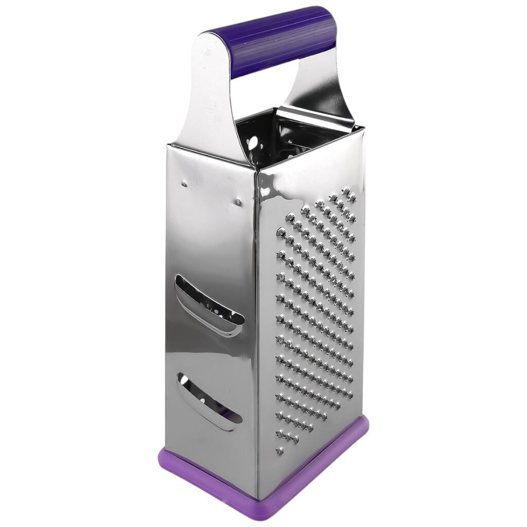 Тёрка кухонная металлическая 4-гранная с силиконовой основой Almo, Almo - № 2 Тёрка кухонная металлическая 4-гранная с силиконовой основой Almo, Almo - № 2