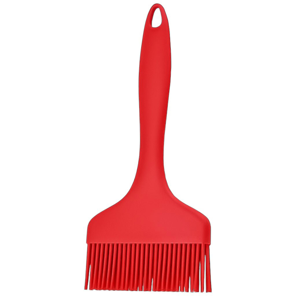 Кисточка кухонная силиконовая широкая однотонная - № 4 Кисточка кухонная силиконовая широкая однотонная - № 4