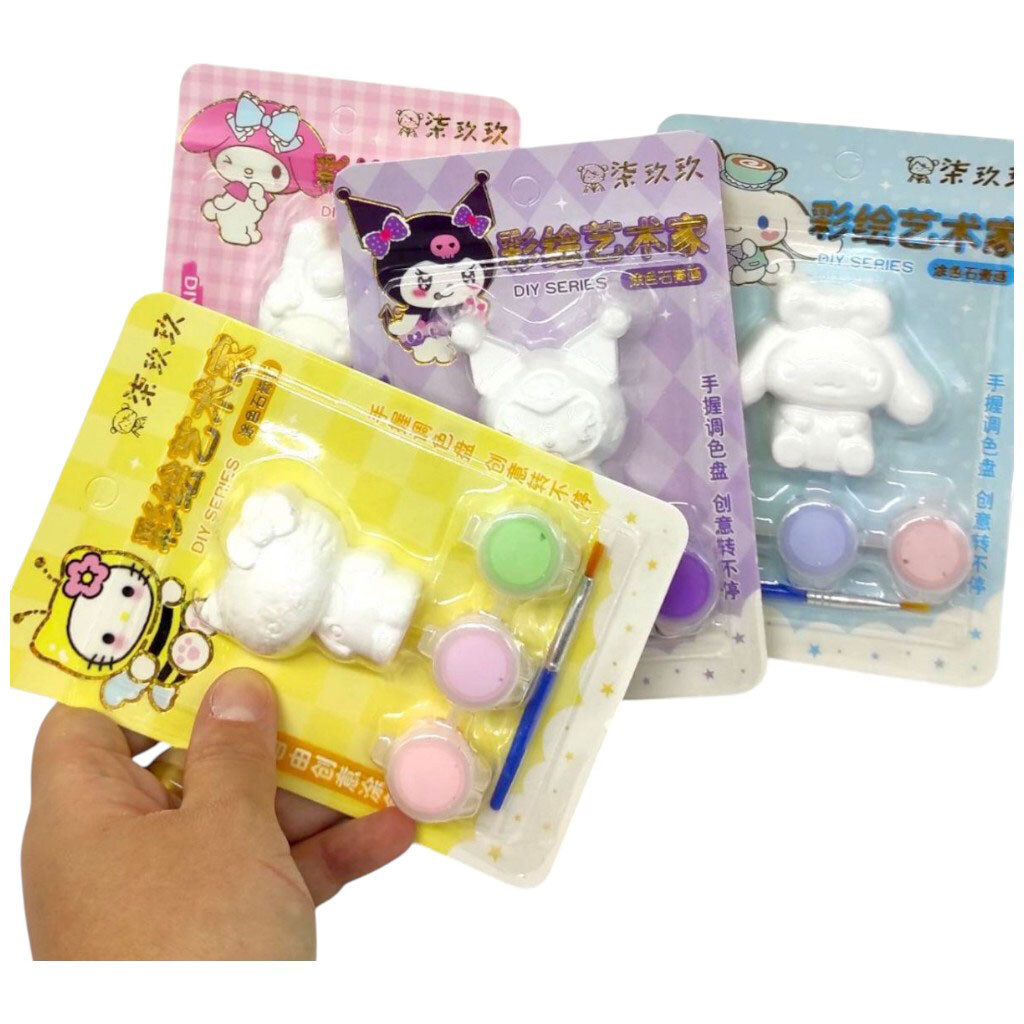 Гіпсова фігурка "ХЕЛЛОУ КІТТІ", розмальовка, 6 см, ВИД 3, Mic - № 2 Гіпсова фігурка "ХЕЛЛОУ КІТТІ", розмальовка, 6 см, ВИД 3, Mic - № 2