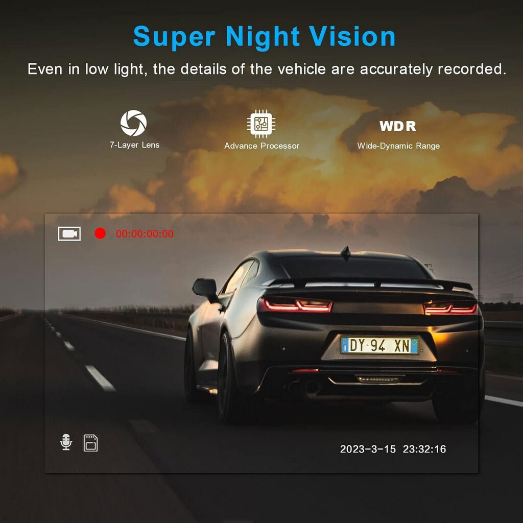 Відеореєстратор WeBeqer A7, Сірий - № 3 Відеореєстратор WeBeqer A7, Сірий - № 3