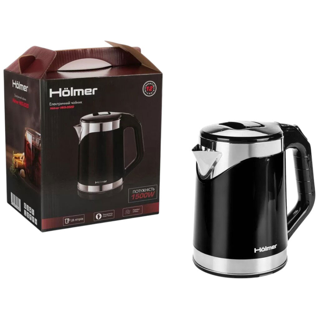 Электрочайник Holmer HKS-302D, Черный - № 5 Электрочайник Holmer HKS-302D, Черный - № 5