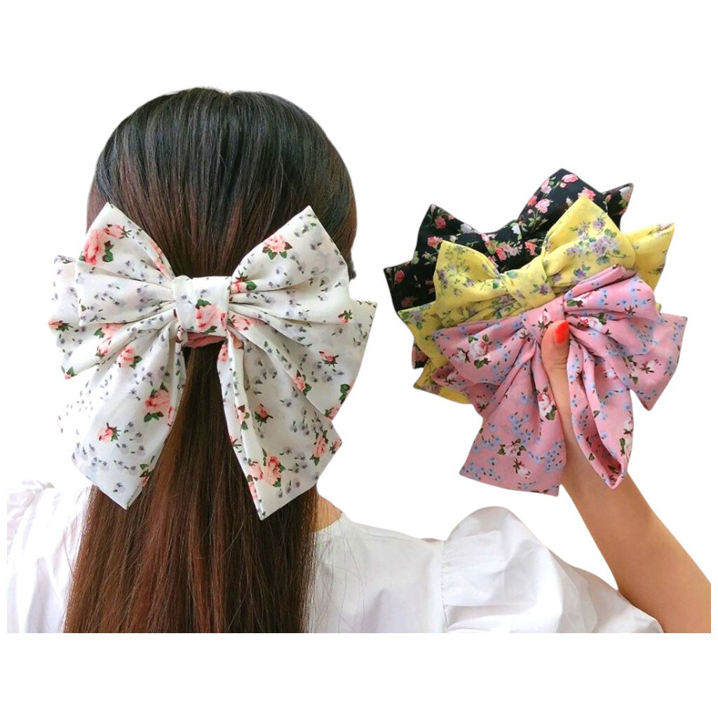 Заколка-автомат для волос Lovit Бант с принтом - № 3 Заколка-автомат для волос Lovit Бант с принтом - № 3