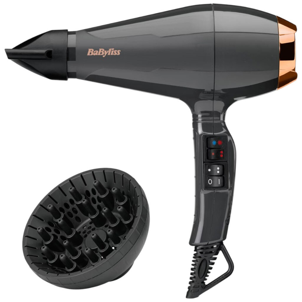 Фен Babyliss 6719DE, Чорний - № 1 Фен Babyliss 6719DE, Чорний - № 1