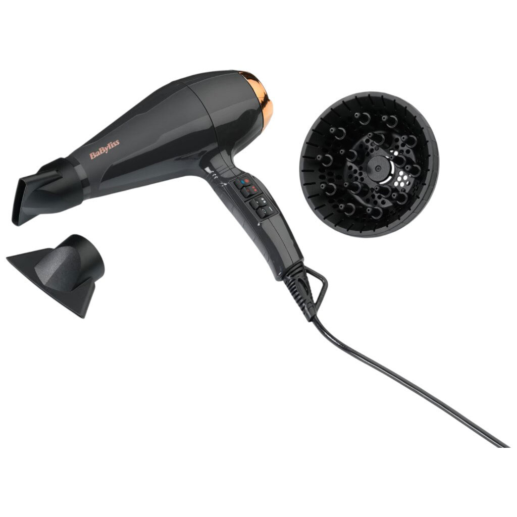 Фен Babyliss 6719DE, Чорний - № 8 Фен Babyliss 6719DE, Чорний - № 8