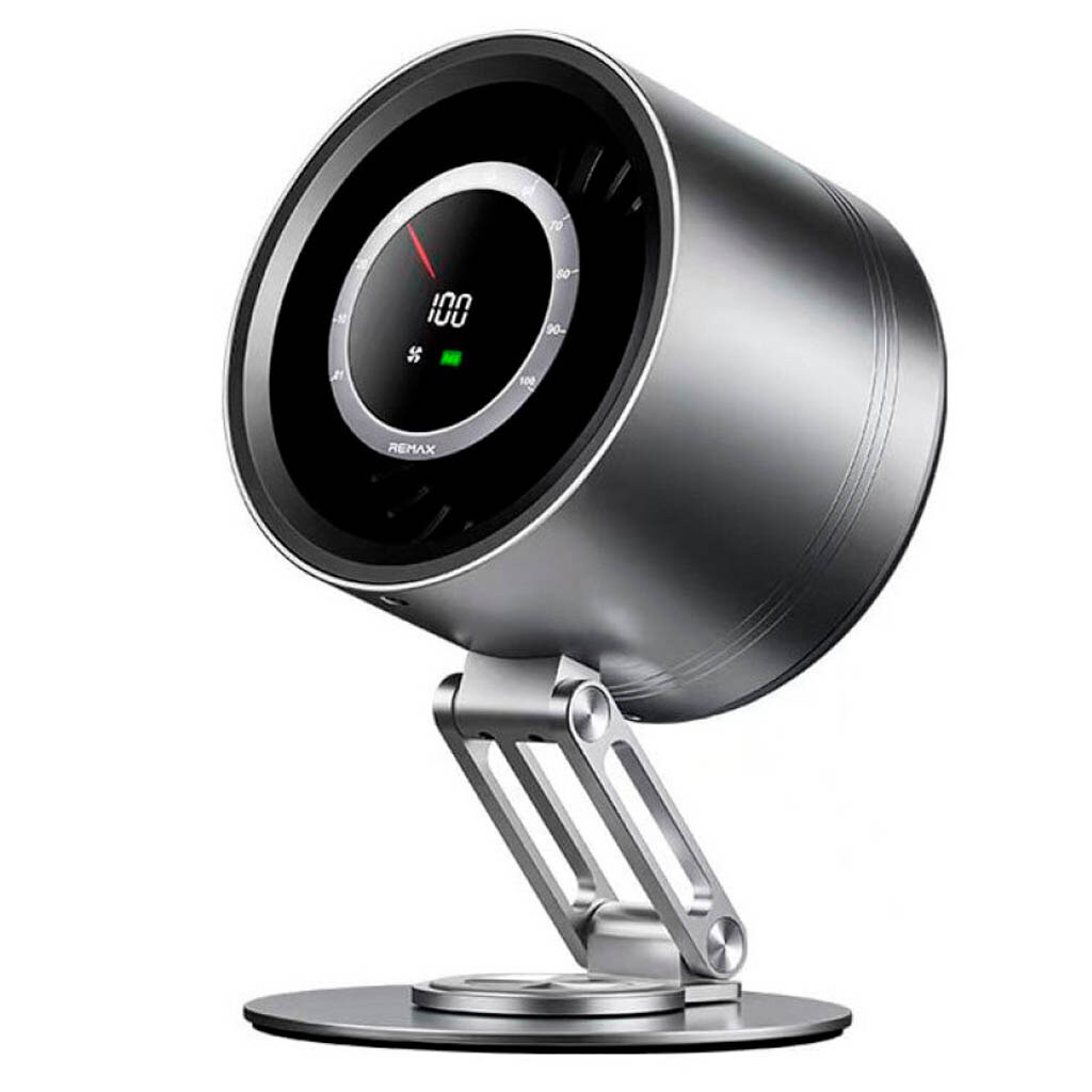 Вентилятор портативний Remax RS-ZF13, Сірий - № 1 Вентилятор портативний Remax RS-ZF13, Сірий - № 1