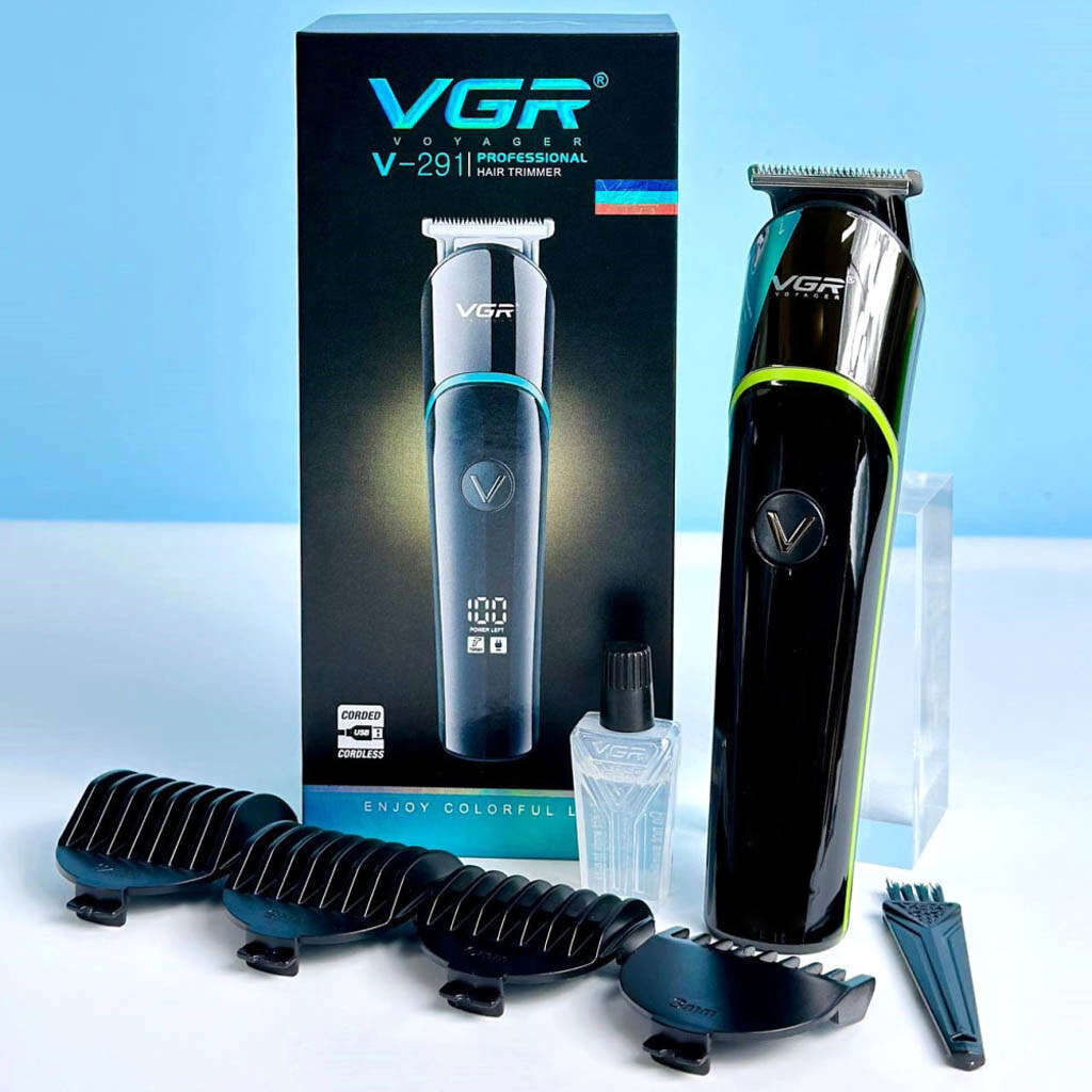 Машинка для стрижки VGR V-291 Professional, Синій - № 9 Машинка для стрижки VGR V-291 Professional, Синій - № 9