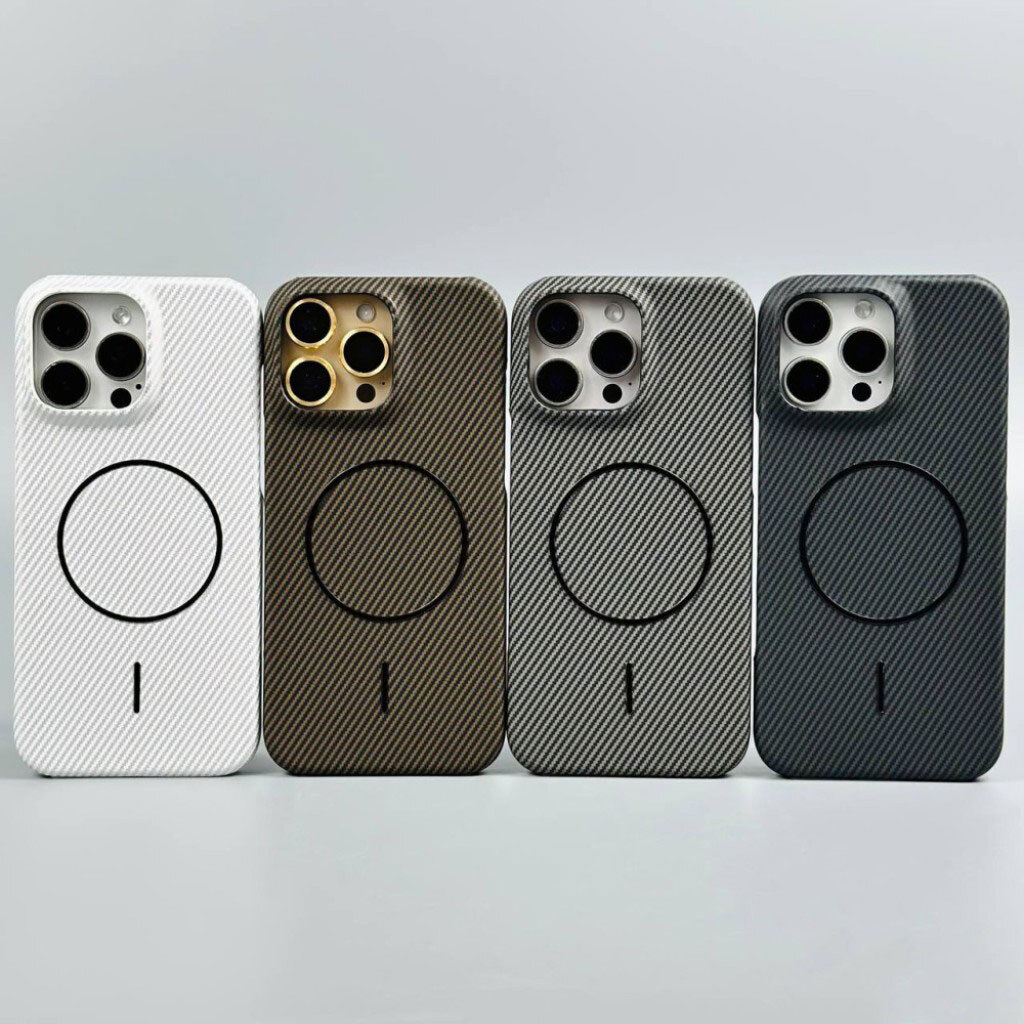 Чохол (накладка) Apple iPhone 13, Carbon, MagSafe, Білий - № 2 Чохол (накладка) Apple iPhone 13, Carbon, MagSafe, Білий - № 2