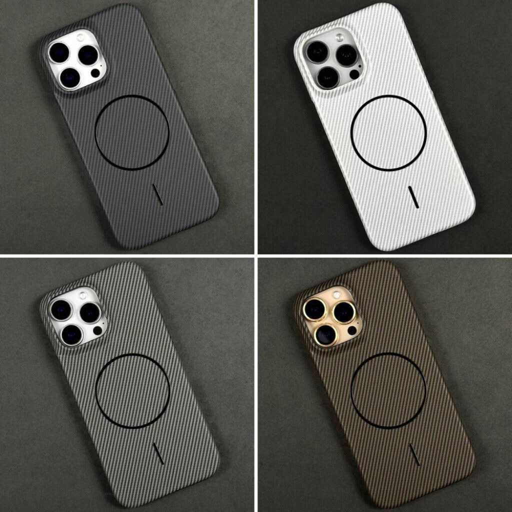 Чохол (накладка) Apple iPhone 15 Pro, Carbon, MagSafe, Чорний - № 5 Чохол (накладка) Apple iPhone 15 Pro, Carbon, MagSafe, Чорний - № 5