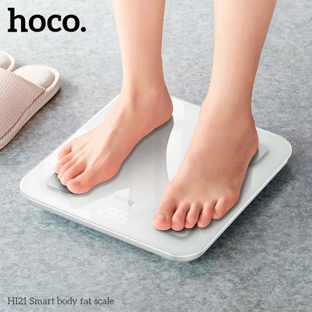 Весы напольные Hoco HI21, Белый - № 4 Весы напольные Hoco HI21, Белый - № 4