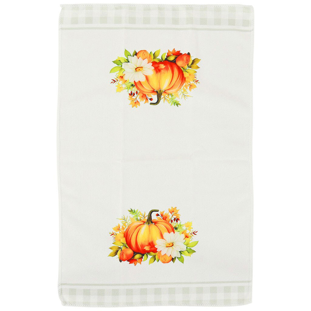 Набор кухонных полотенец микрофибра с осенним принтом, 40х60 см, 2 шт. - № 2 Набор кухонных полотенец микрофибра с осенним принтом, 40х60 см, 2 шт. - № 2