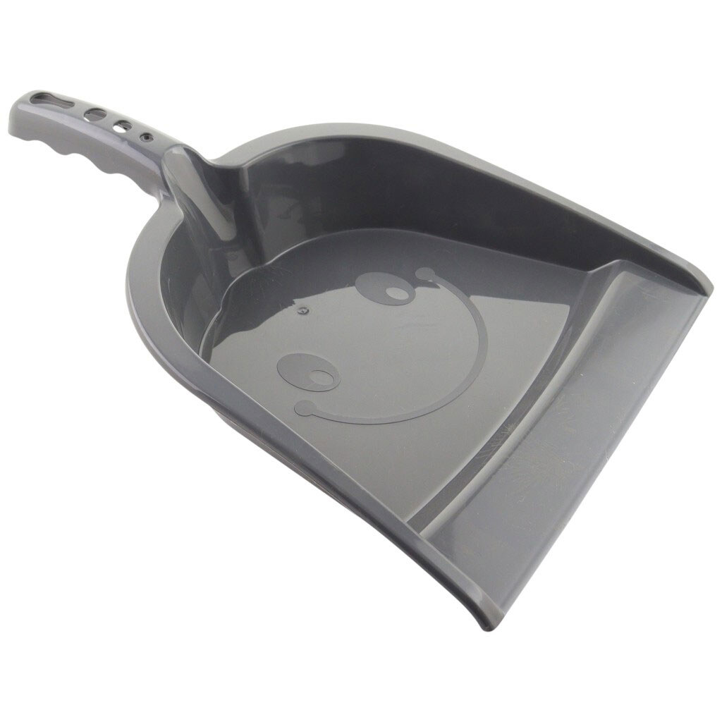 Мусорный совок пластиковый "Смайлик", в ассортименте - № 1 Мусорный совок пластиковый "Смайлик", в ассортименте - № 1