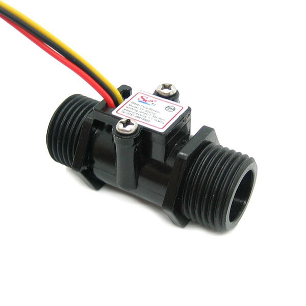 Датчик потоку рідини WaterFlowSensor-YF-S201C-Black - № 1 Датчик потоку рідини WaterFlowSensor-YF-S201C-Black - № 1