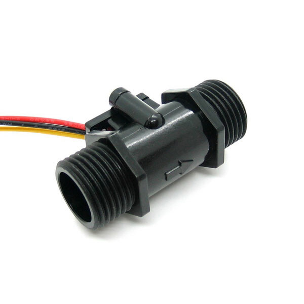 Датчик потоку рідини WaterFlowSensor-YF-S201C-Black - № 2 Датчик потоку рідини WaterFlowSensor-YF-S201C-Black - № 2