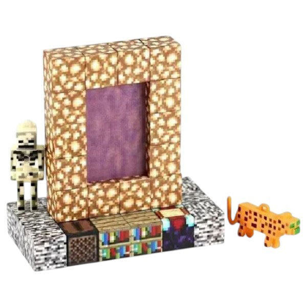 Конструктор магнитный "Майнкрафт/Minecraft", 35 элементов, фигурки героев, в коробке, Mic - № 1 Конструктор магнитный "Майнкрафт/Minecraft", 35 элементов, фигурки героев, в коробке, Mic - № 1