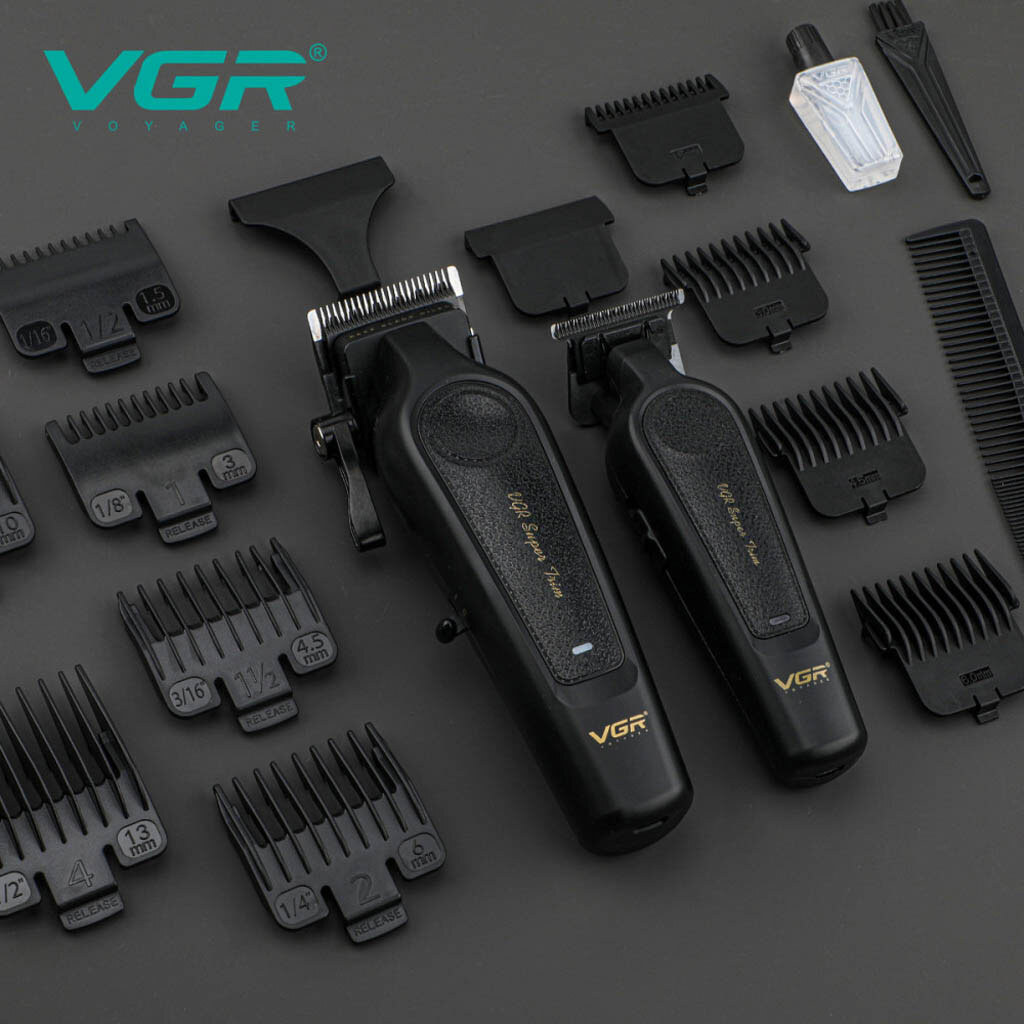 Машинка для стрижки VGR V-197 / 995, Черный - № 5 Машинка для стрижки VGR V-197 / 995, Черный - № 5