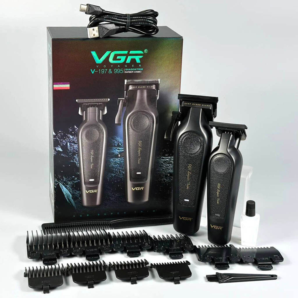 Машинка для стрижки VGR V-197 / 995, Черный - № 9 Машинка для стрижки VGR V-197 / 995, Черный - № 9