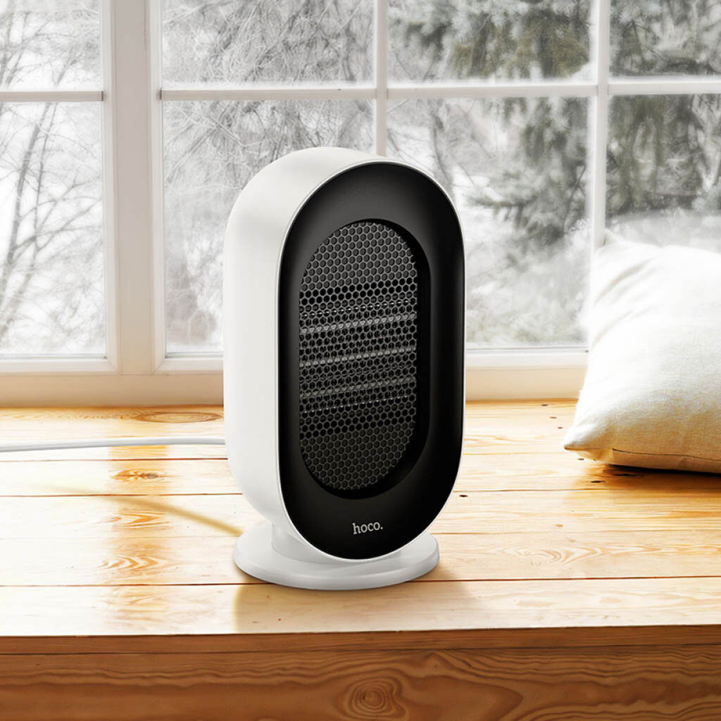 Настільний обігрівач Hoco HX25, Білий - № 6 Настільний обігрівач Hoco HX25, Білий - № 6