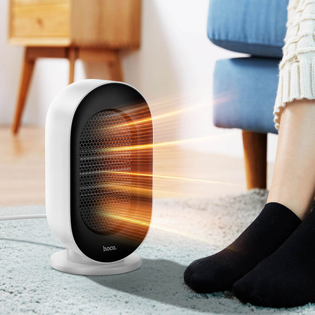 Настільний обігрівач Hoco HX25, Білий - № 7 Настільний обігрівач Hoco HX25, Білий - № 7