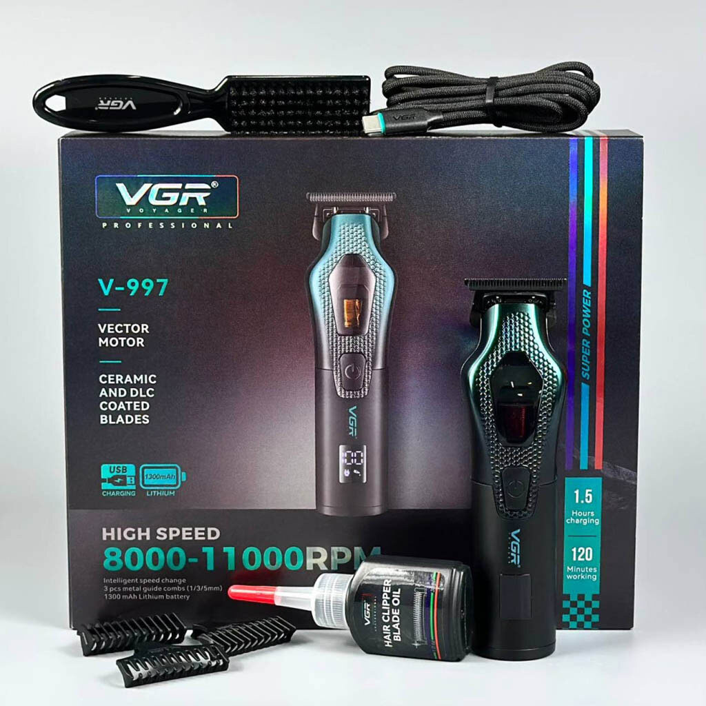 Триммер VGR V-997, Черный - № 9 Триммер VGR V-997, Черный - № 9