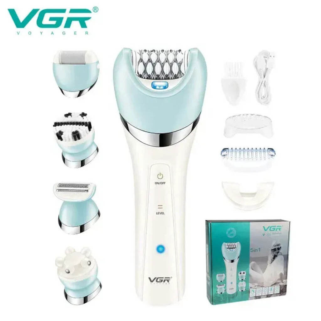 Эпилятор VGR V-703, Зеленый - № 8 Эпилятор VGR V-703, Зеленый - № 8