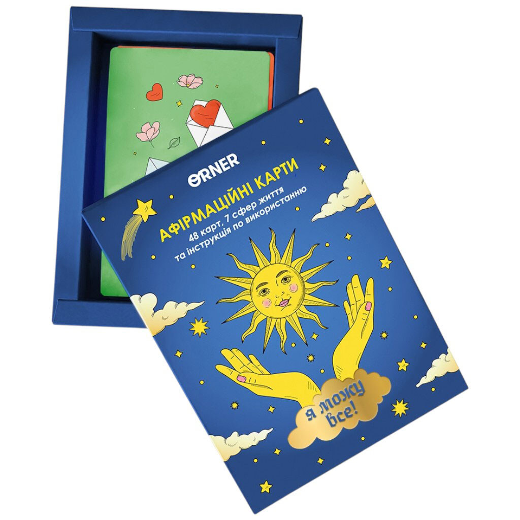 Карточки с афирмациями Orner "Я могу все!" - № 7 Карточки с афирмациями Orner "Я могу все!" - № 7