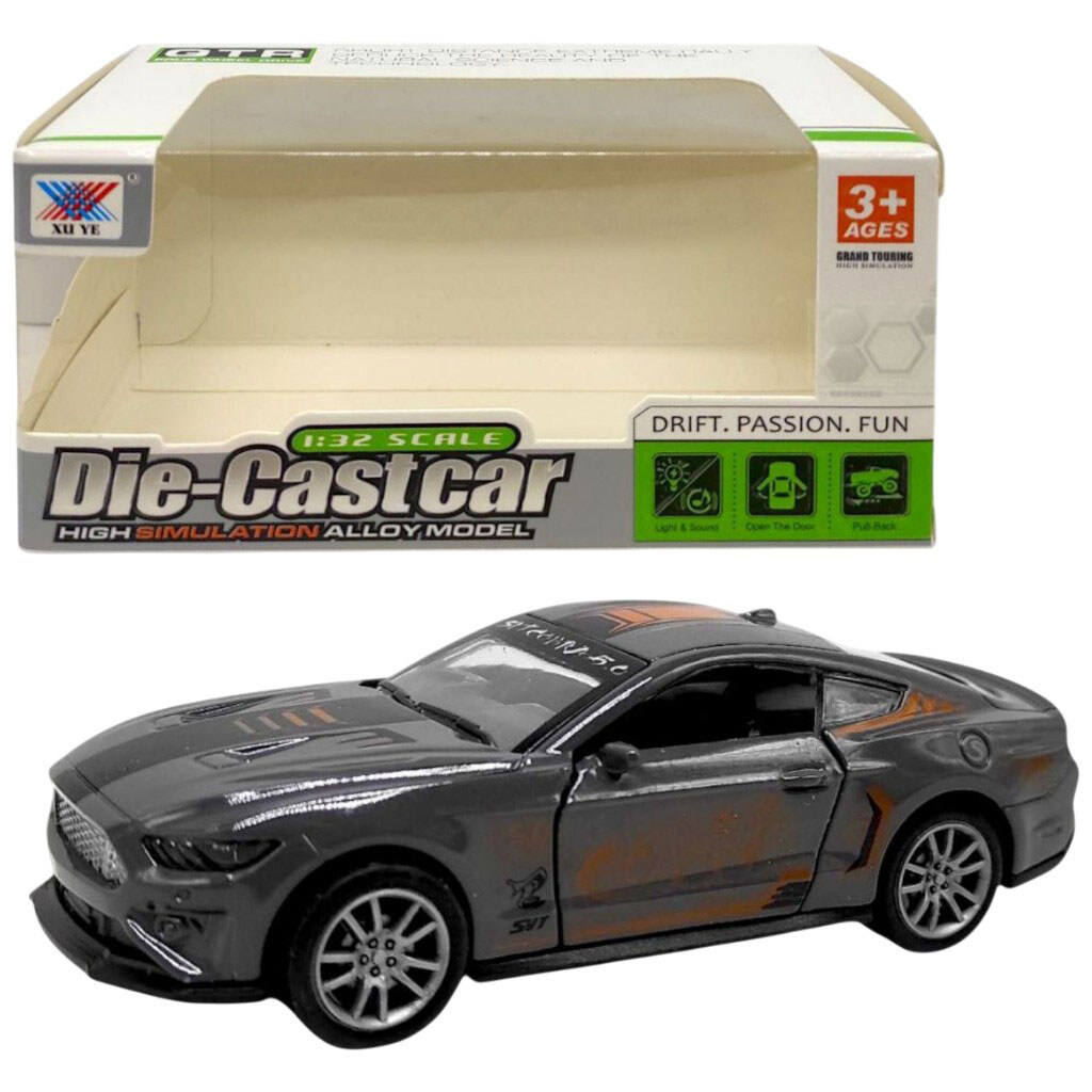 Машинка 1:32 металлическая "MUSTANG COBRA", Xu Ye - № 1 Машинка 1:32 металлическая "MUSTANG COBRA", Xu Ye - № 1