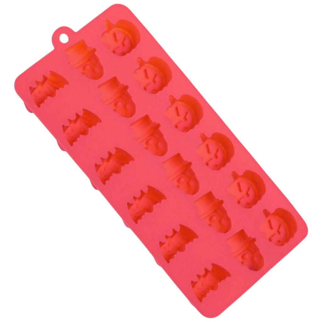 Форма для цукерок силіконова "Хелловін", 22х10,8 см - № 2 Форма для цукерок силіконова "Хелловін", 22х10,8 см - № 2