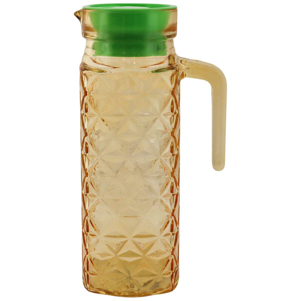 Кувшин для напитков стеклянный с пластиковой крышкой - № 1 Кувшин для напитков стеклянный с пластиковой крышкой - № 1