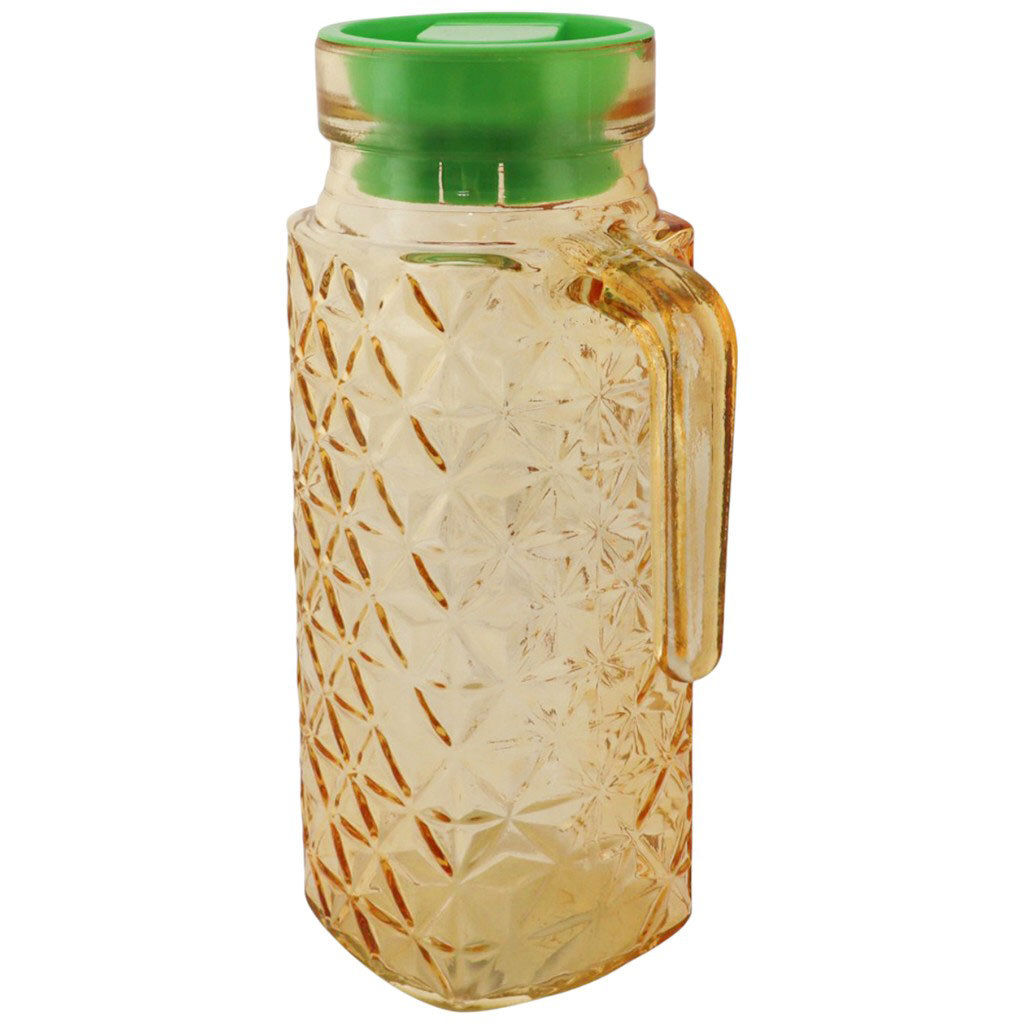 Кувшин для напитков стеклянный с пластиковой крышкой - № 2 Кувшин для напитков стеклянный с пластиковой крышкой - № 2