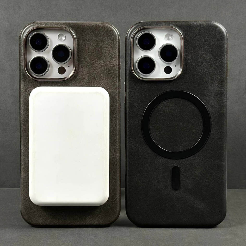 Чохол (накладка) Apple iPhone 11, Leather Magnetic Metal Frame, MagSafe, Синій - № 5 Чохол (накладка) Apple iPhone 11, Leather Magnetic Metal Frame, MagSafe, Синій - № 5